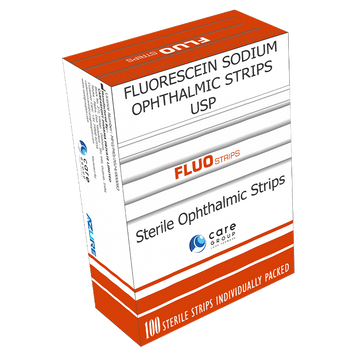 Fluorescein Sodium Diagnostic Strips (Fluo Strips), 100 pcs &ndash; detailed view | Veteq
